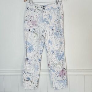 Anthropologie The Wanderer Watercolor Cargo Pants Size 28 *J8